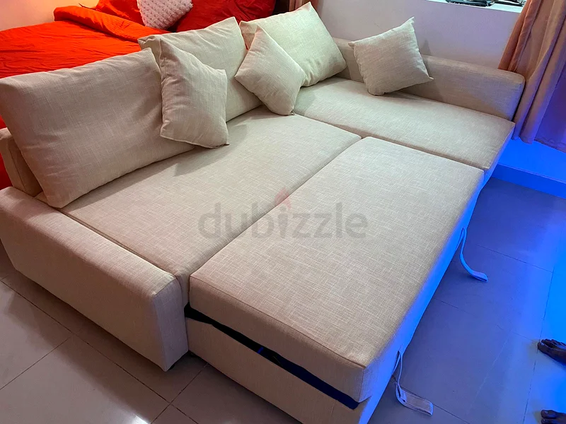 أريكة إيكيا جديدة بالكامل، لم تُستخدم من قبل، على شكل حرف L مع مساحة تخزين63191108637442111