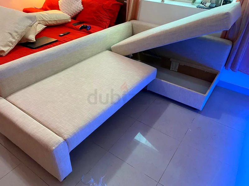 أريكة إيكيا جديدة بالكامل، لم تُستخدم من قبل، على شكل حرف L مع مساحة تخزين63191108637442114