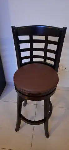 Solid Wood Rotating Chair