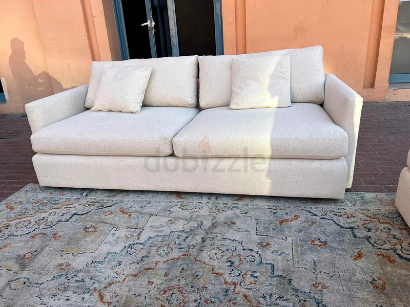 Brand New condition crate and barrel 6_seater sofa set63211429254530111