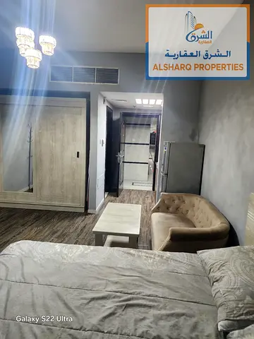 Furnished Studio In Ajman Corniche, First Row From The Corniche, At A Price Of 3,000 Dirhams, Inclu