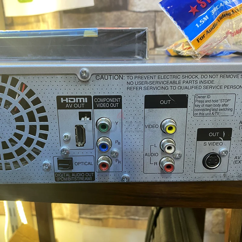 VCR panasonic HDMI VHS DVD Recorder مشغل باناسونيك شريط فيديو قديم نظام تسجيل63263520843907112