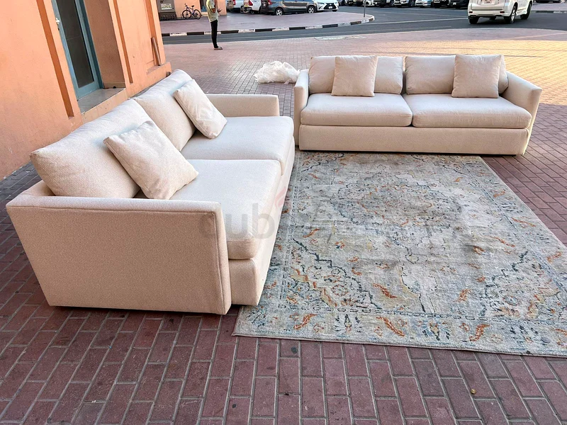 Brand New condition crate and barrel 6_seater sofa set63211429254530112