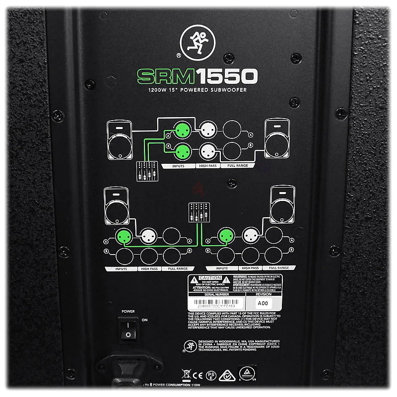 Mackie subwoofer SRM1550 2100 watt for sale63264590173571111