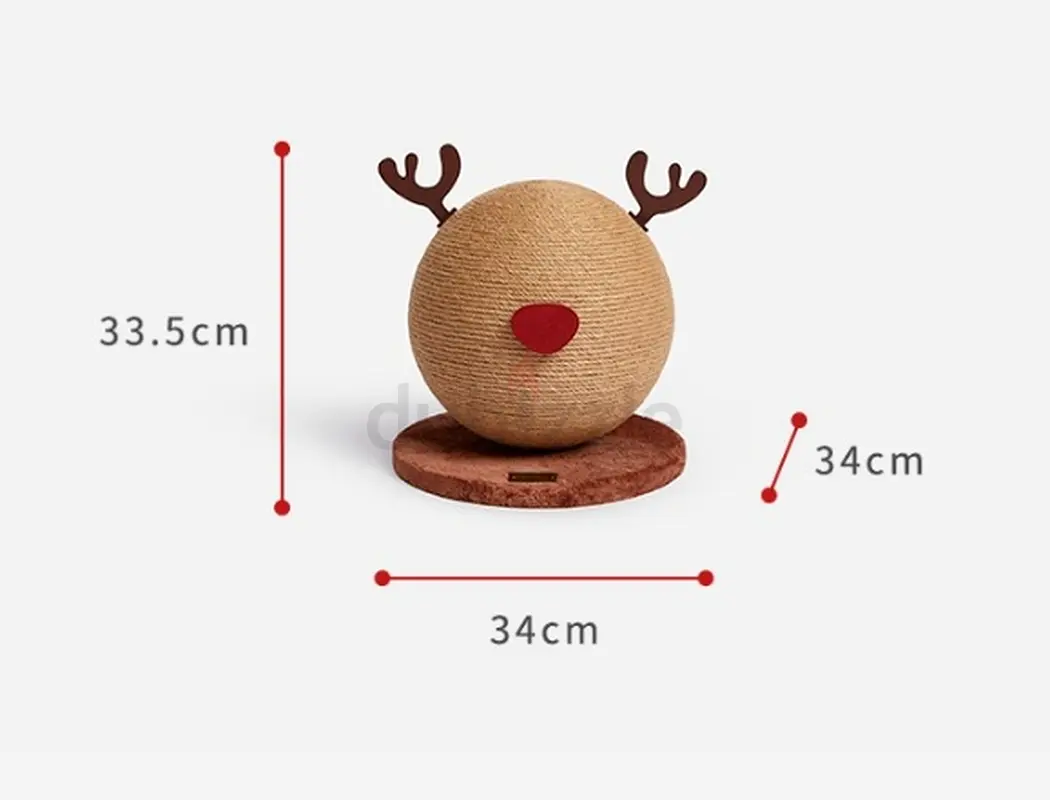 Chrismatas Reindeer Cat scratcher