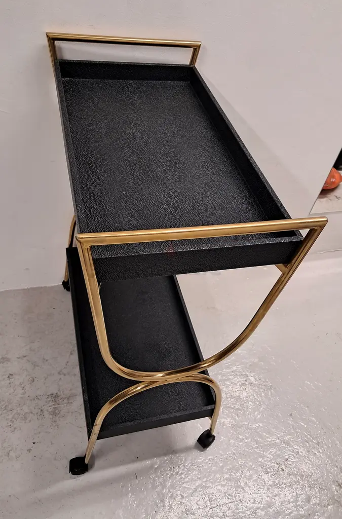 Branded Kitchen Serving Trolley With Wheels