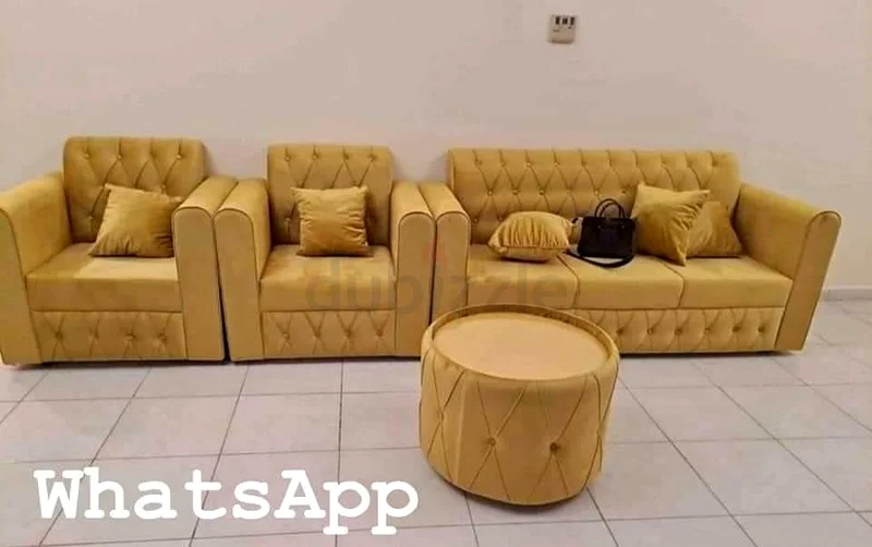 أريكة من 5 مقاعد مع طاولة مستديرة63211917147522110