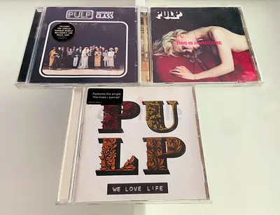 3 Pulp Music CD’s