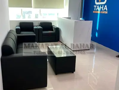 Black Brand new  sofa set for sale 3+1+1