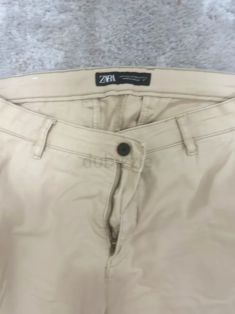 Zara classy beige Mens pants 4463237114827138111