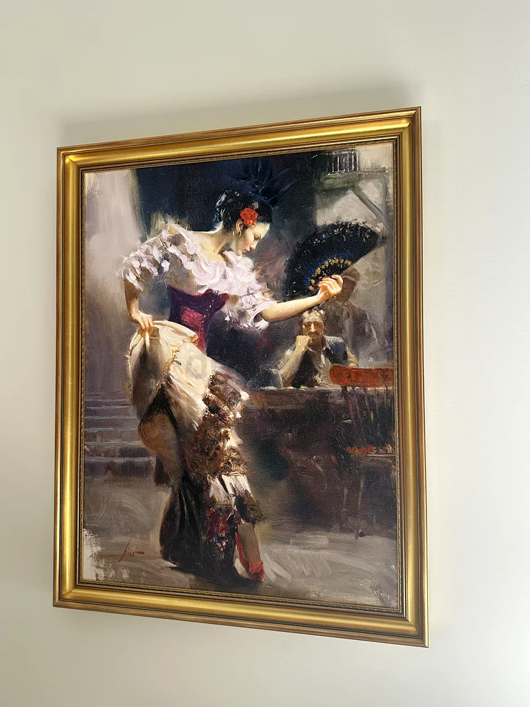 ITALIAN ARTIST PINO THE DANCER PAINTING63264587926531111