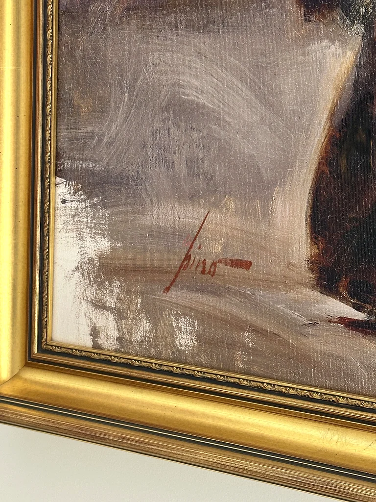 ITALIAN ARTIST PINO THE DANCER PAINTING63264587926531112