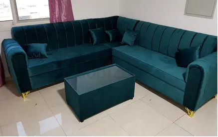 sofa set l shape brand new