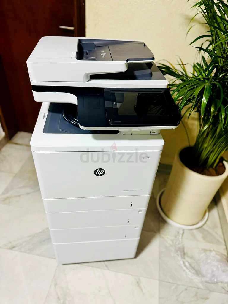 طابعة إتش بي ليزر جيت ملونة متعددة الوظائف 577 مع عربة طباعة صناعية63258138434050111