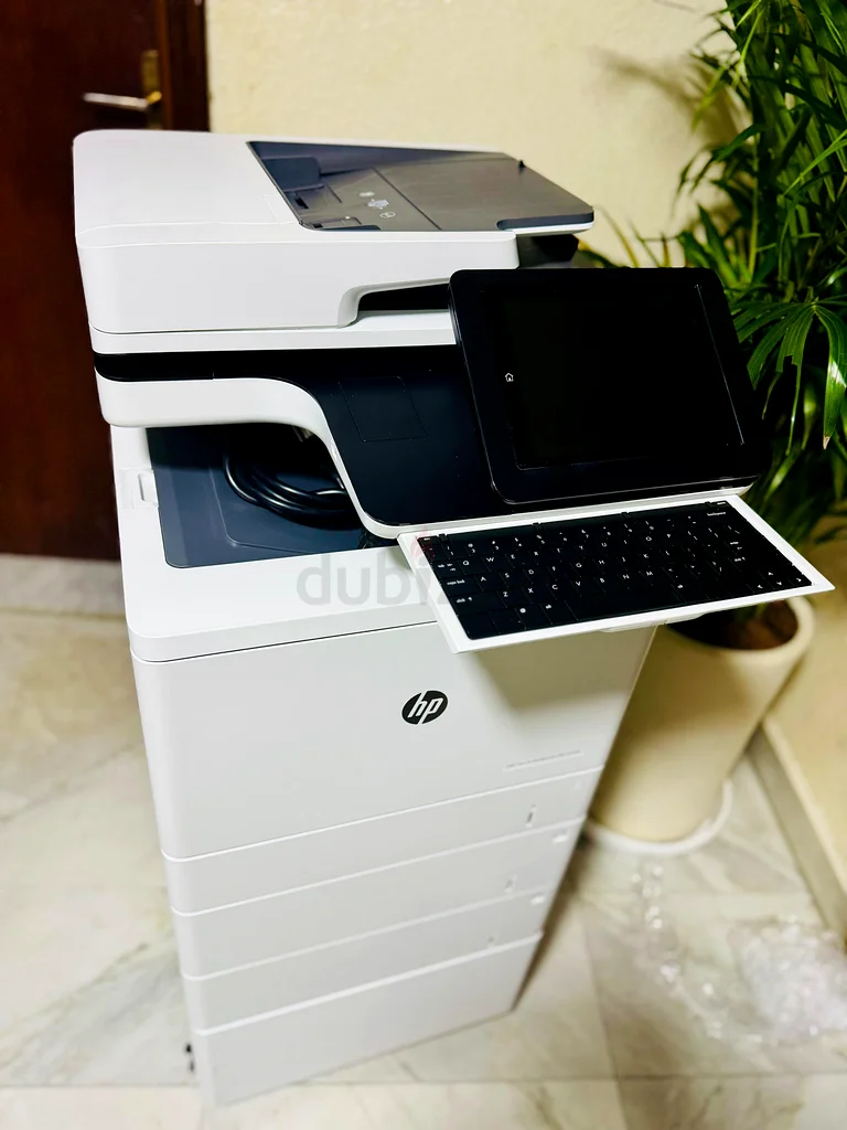 طابعة إتش بي ليزر جيت ملونة متعددة الوظائف 577 مع عربة طباعة صناعية63258138434050113