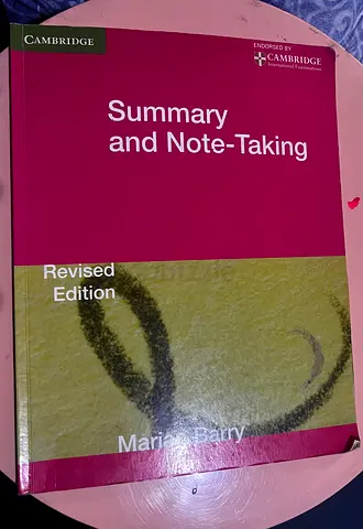 English IGCSE Summary and Note-Taking Practice Book