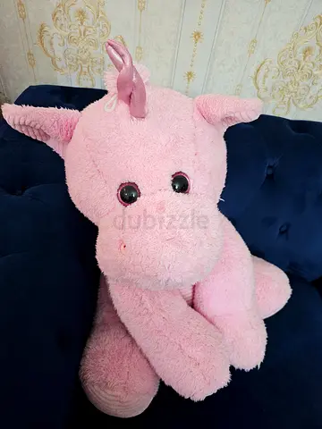 Pink pony soft toy