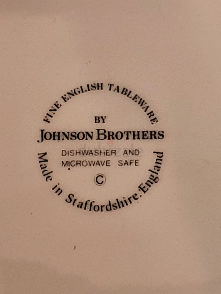 England UK 3 Plates Johnson Brothers63216356831235112
