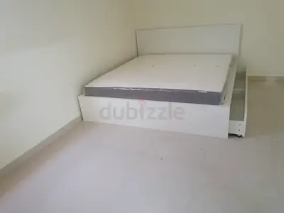 IKEA Malam king size 180×200cm bed frame with IKEA mattress and 2 big storage drawers underneath