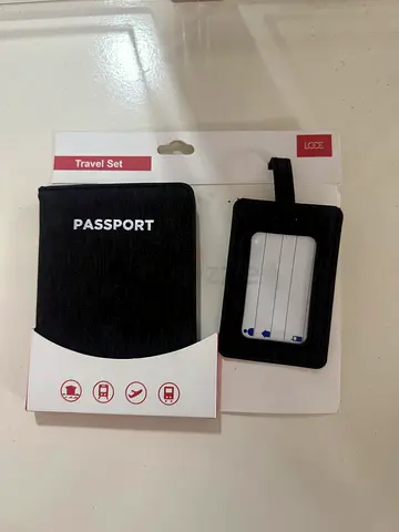 Passport Holder And Tag Set