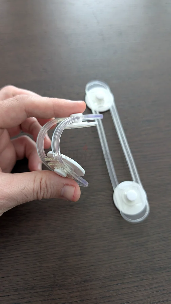 Transparent elastic child safety locks - for cupboards, cabinets, doors63200161735171113