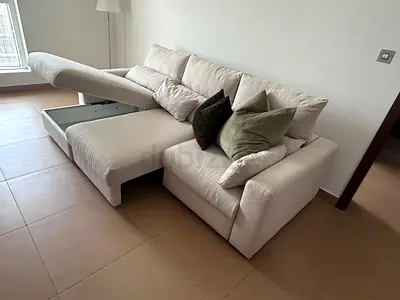Sofa bed ikea esklstuna lshape beige sofa bed