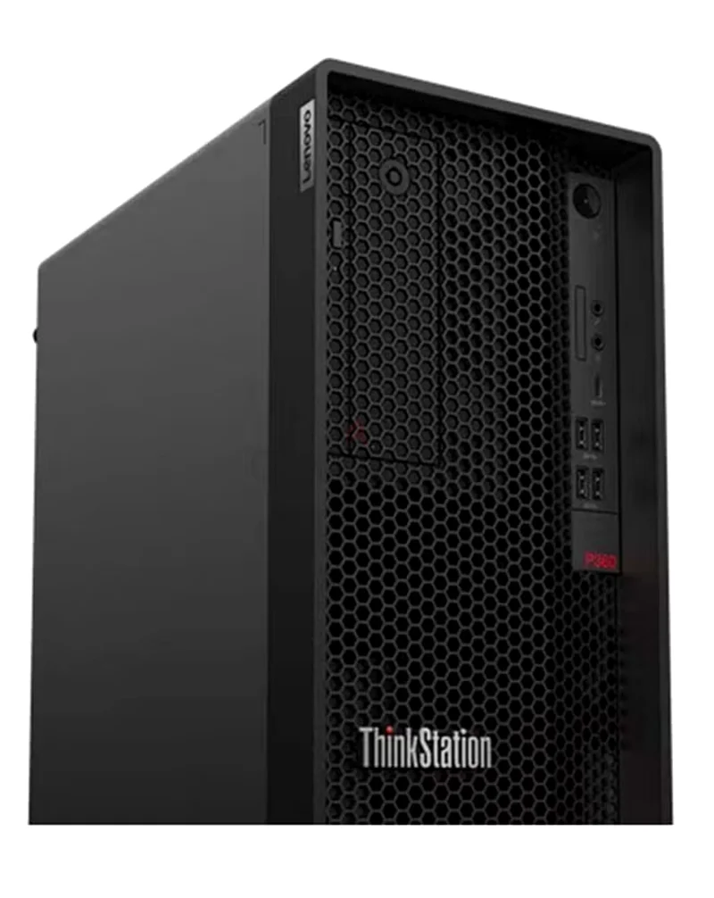 محطة عمل Lenovo ThinkStation P360 برجية مع شاشة جديدة من لينوفو بحجم 24 بوصة63254494429571112