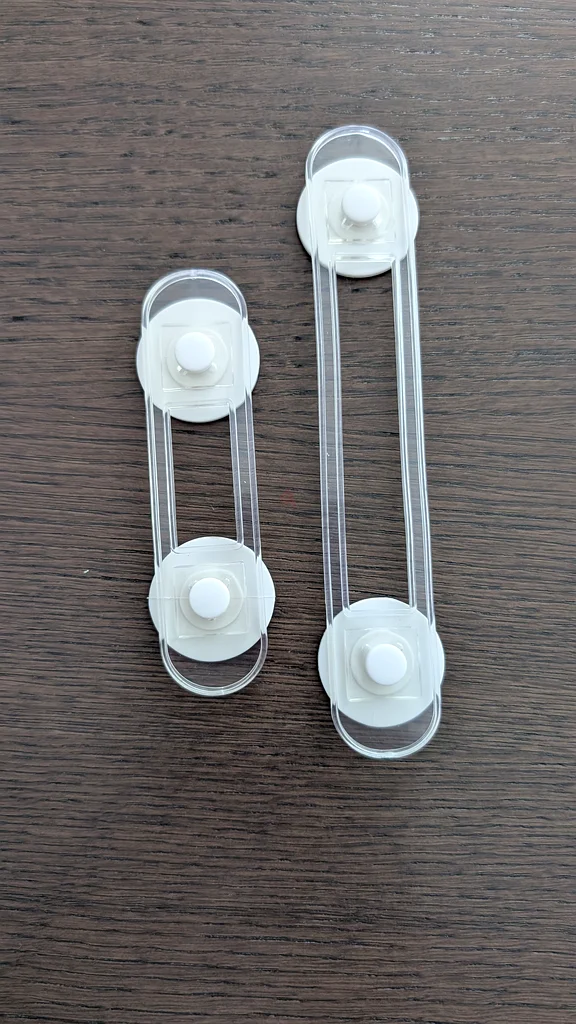 Transparent elastic child safety locks - for cupboards, cabinets, doors63200161735171111
