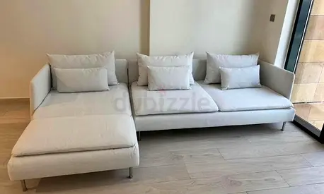 IKEA soderhamn Stylish L Shape Sofa Beige like a brand new