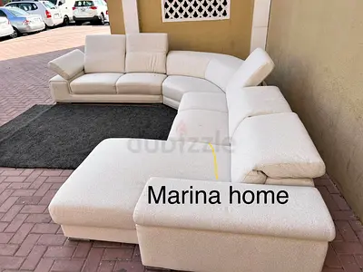 Marina Home Ushape sofa comfortable head rest adjustable