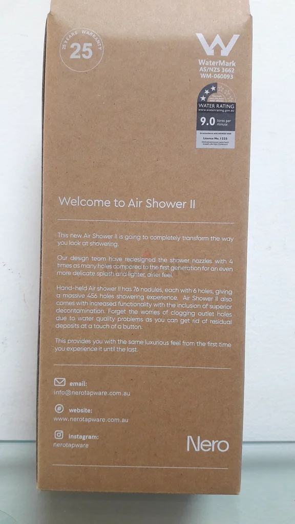 Nero Air Hand Shower II NR508002MW63215865534466113