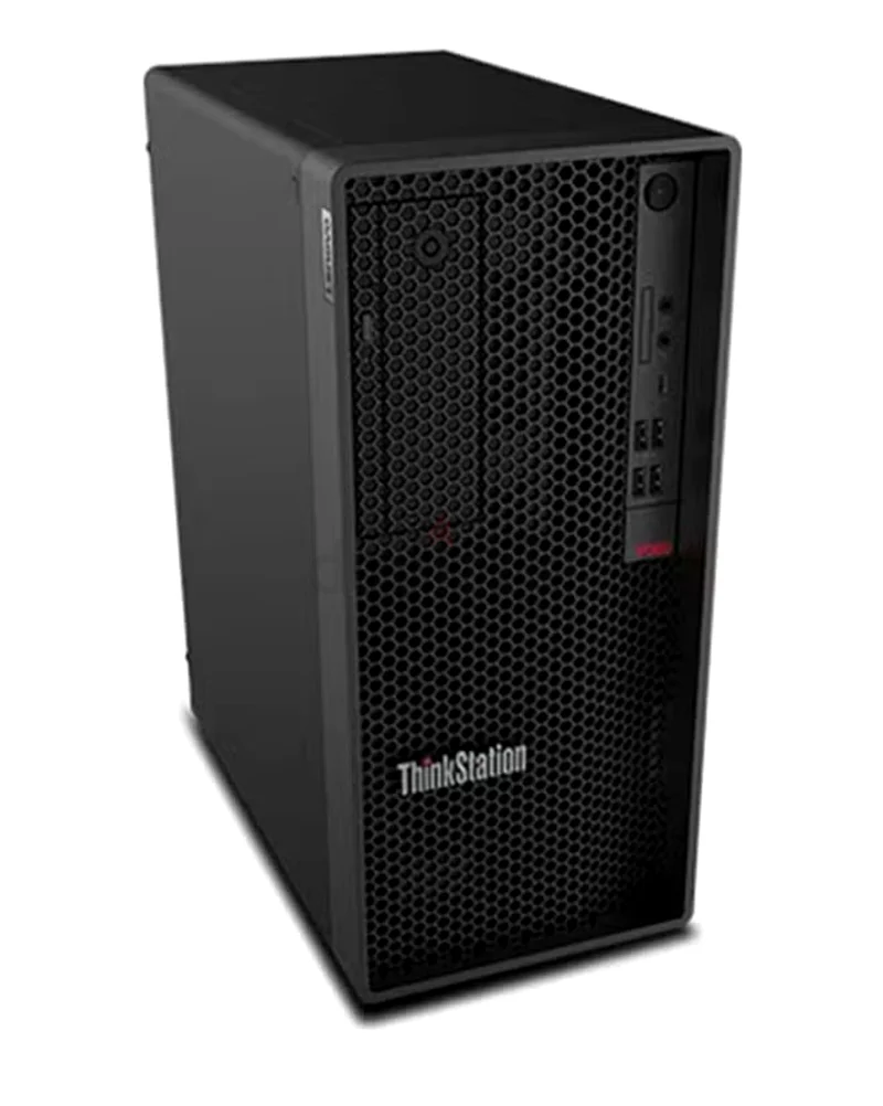محطة عمل Lenovo ThinkStation P360 برجية مع شاشة جديدة من لينوفو بحجم 24 بوصة63254494429571113