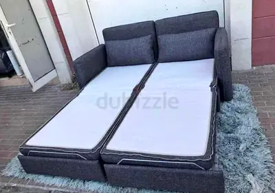 ikea vallentuna two seater sofa bed dark grey like a brand new