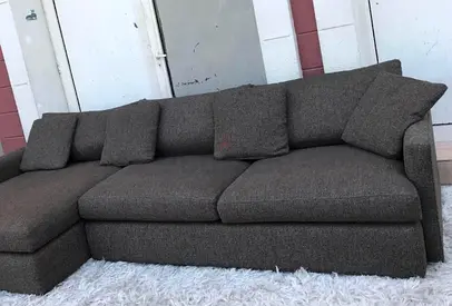 Selling as new Cratebarrel lounge deep L shape sofa