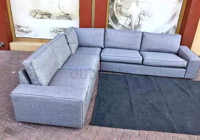 Comfortable ikea kivik corner sofa light grey comfortable