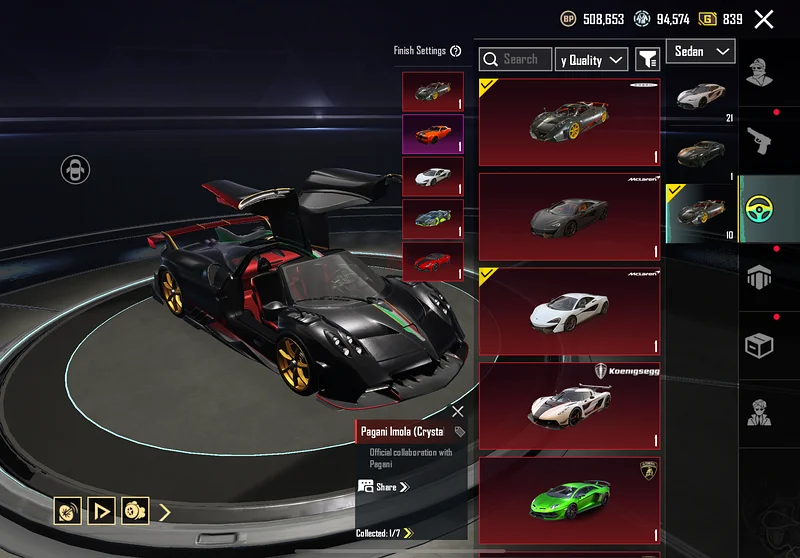PUBG ACCOUNT - 280 RARE MYTHICS - 8 XSUITS - 15 SPORTS CARS - 90 WEAPON LAB63174802487043114