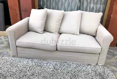 Ikea gronlid two seater sofa bed beige comfortable