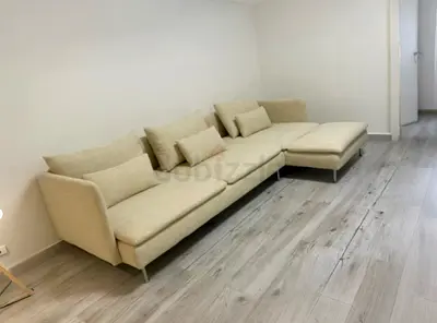 IKEA soderhamn L shape sofa Beieg like new