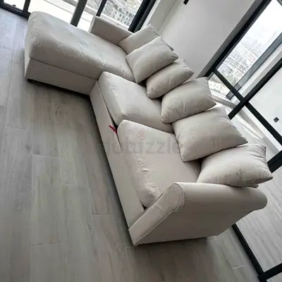 IKEA Gronlid L shape sofa bed Beieg