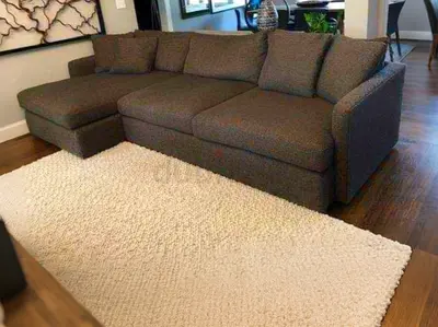 As new Cratebarrel Lounge deep L shape Sofa