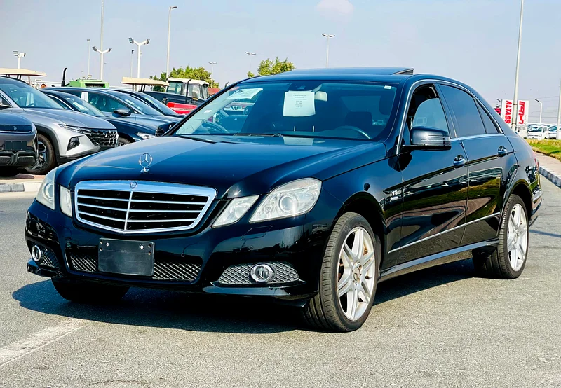 Nice Mercedes Benz E550 Black 2009 Japan Import62931645424129112