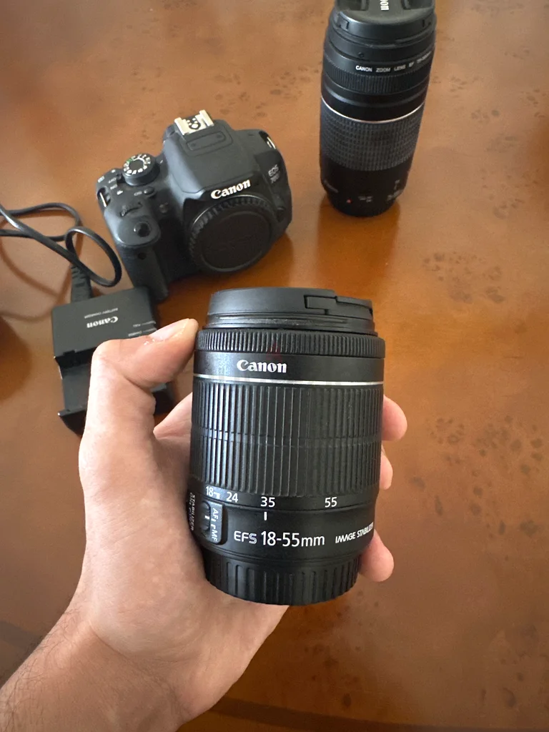 Canon 700D body with 3 lenses63174322710530113