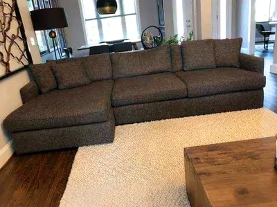 Cratebarrel Lounge deep L shape sofa