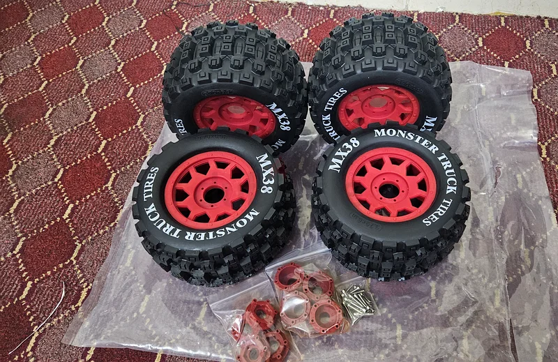 Rc car big new tires 17mm hex63227808020099111