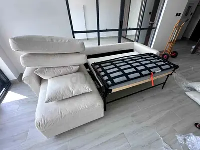 Selling As new Ikea Gronlid L shape sofa bed Beieg
