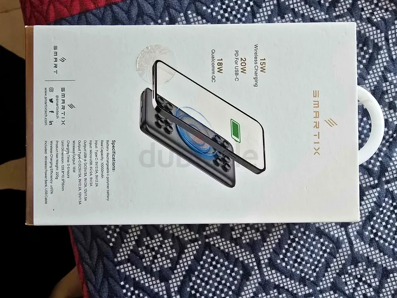 Smartix Premium Suction Wireless Power Bank 10,000 maH63190111251841110