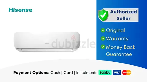 Hisense 2.5 Ton Split Air Conditioner - Warranty - Free Delivery