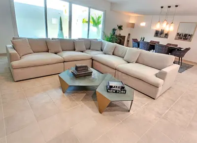 Home Center swin feather filled sofa Like a brand new