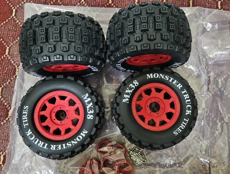 Rc car big new tires 17mm hex632278080200991129