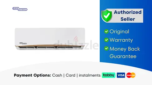 Super General 2 Ton Split Air Conditioner - Warranty - Free Delivery